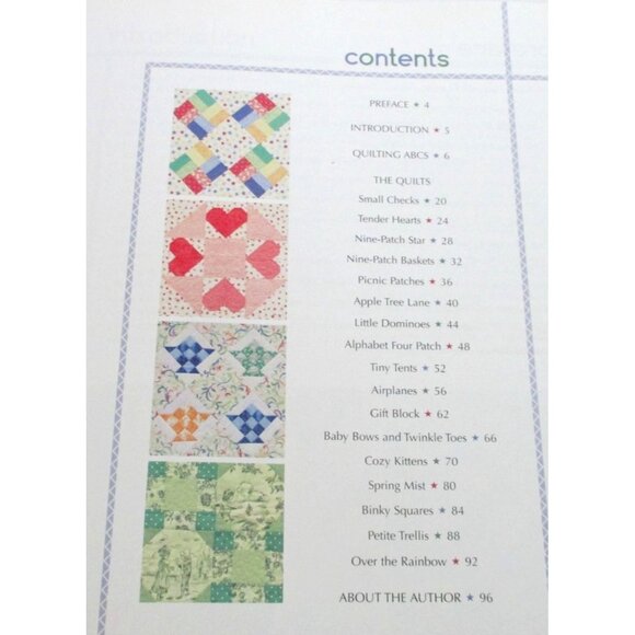 Warm Welcome Cozy Quilts Baby Quilting Book by Mary Hickey 17 Quilting Projects - Picture 3 of 3